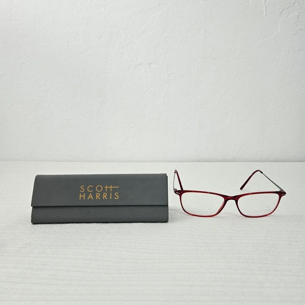 Scott Harris Eyeglass FRAMES ONLY Full Rim Metal Frame Made in Italy SH-682 - Picture 5 of 9